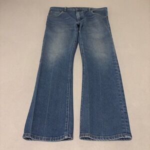 Levis 517 Mens Blue Bootcut Jeans 34x29 Mid Wash Denim Western Cowboy